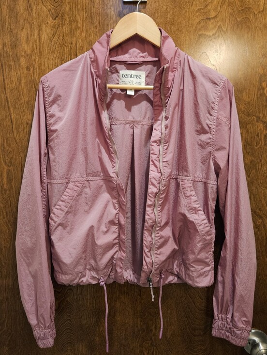 tentree Jackets & Blazers - tentree Dusty Rose Lightweight Bomber Jacket